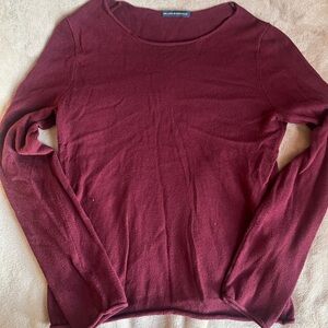 Brandy Melville Burgundy Red Long Sleeved Lightweight Sweater Women’s One Size